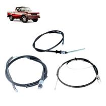 Kit Cabo Freio Mao Dianteiro Traseiro Esq E Dir 89 A 90 Kit Cabo Freio Mao Dianteiro Traseiro Esq E Dir 89 A 90