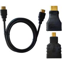 Kit Cabo HDMI 3 Em 1 HDTV Com Adaptadores Mini e Micro, IT-Blue - LE 6623