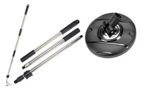 Kit Cabo Inox + Base Preta Compatível com Todos os Mops Centrífuga