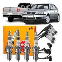 Kit Cabo + Jogo Vela Gol 1.6 1.8 2.0 AP MI Gasolina 96 a 02 Kit Cabo + Jogo Vela Gol 1.6 1.8 2.0 AP MI Gasolina 96 a 02