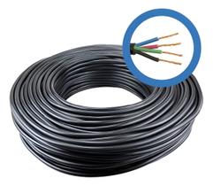 Kit Cabo Pp 4 X 1,5mm 10 Metros Preto