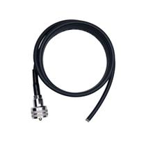 Kit Cabo PX50 5,5M com Conector UHF Macho B-3001 Preto Aquario