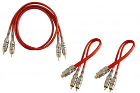 Kit Cabo RCA 1 Metro + 2 Y 2 macho /1 femea tripla blindagem