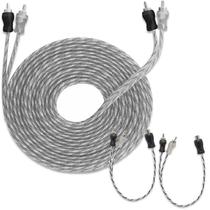 Kit cabo rca injetado 5mt + 2 cabo y 1f/2m
