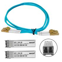 Kit Cabo SFP+ 10Gb 1m Alta Velocidade Mikrotik Huawei LC/LC