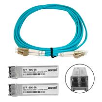 Kit Cabo SFP+ 10Gb 3m Alta Velocidade Mikrotik Huawei LC/LC