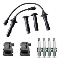 Kit Cabo Supressor Velas Comum e 2 Bobina Jac J6 2.0 16v Kit Cabo Supressor Velas Comum e 2 Bobina Jac J6 2.0 16v