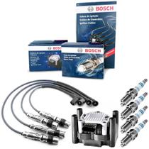 Kit Cabo Vela Bobina Gol G5 G6 1.6 8v 2008 A 2016 Bosch