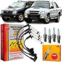 Kit Cabo Vela + Velas Blazer S10 2.4 Flexpower Ngk Original