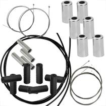 Kit Cabos Conduites Terminal Freio E Marcha Completo Bike Capa Kit De Freio Bicicleta Aro 26 Aro 29 Cabo Traseiro Dianteiro Aço Kit Cabos Conduites Terminal Freio E Marcha Completo Bike Capa Kit De Freio Bicicleta Aro 26 Aro 29 Cabo Traseiro Dianteiro Aço