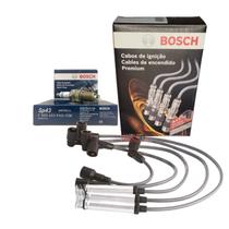 Kit cabos e velas bosch corsa 1.0 e 1.4 8v efi 1994 a 1996 gasolina