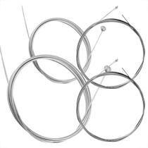 Kit Cabos Freio E Marcha Bike Cabo De Câmbio Aço Traseiro Longo Freio Traseiro E Dianteiro Completo Bicicletaria