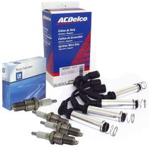 Kit Cabos Velas De Ignicao 1.4 Flex Acdelco Onix prisma Kit1361 Kit Cabos Velas De Ignicao 1.4 Flex Acdelco Onix prisma Kit1361