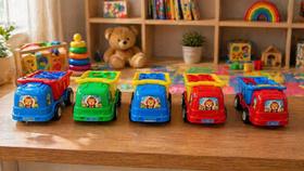 Kit Caçamba Infantil Didático Com Formas 7 Peças - Sortida Kit Caçamba Infantil Didático Com Formas 7 Peças - Sortida