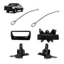 Kit Caçamba S10 01 á 11 Fechos Maçaneta Com Moldura e Cabo