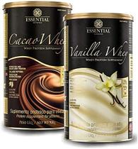 Kit Cacao Whey 900g + Vanilla Whey 900g - Essential Nutrition Kit Cacao Whey 900g + Vanilla Whey 900g - Essential Nutrition