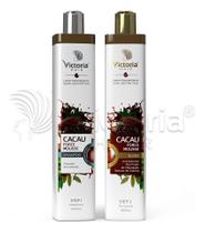 Kit Cacau Force Shampoo E Gloss Redutor 1 Litro