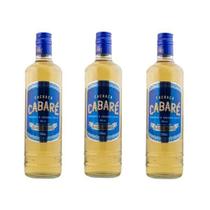 Kit Cachaça Cabaré Amburana - 700Ml 3 Unidades