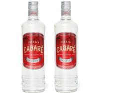 Kit Cachaça Cabaré Prata 700ml 2 unidades