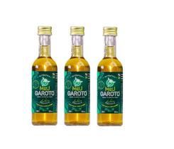 Kit Cachaça De Jambu Meu Garoto Miniatura 50ml 3 unidades