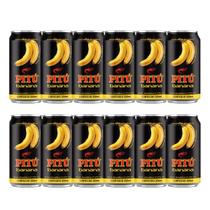 Kit Cachaça Pitu Banana Lata 350ml