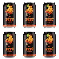 Kit Cachaça Pitu Caju Lata 350ml