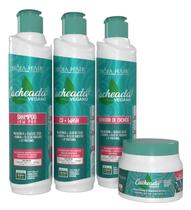 Kit Cacheada Tróia Hair 4 Passos 300ml - Cachos Definidos