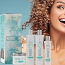 Kit Cacheamos - Shampoo, Condicionador, Máscara e Creme de Pentear - Bio Instinto