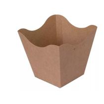 Kit Cachepô Kraft C/40 Un Decoração Ecológica para Festas, Aniversários e Eventos