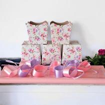 Kit Cachepot Decorado + Sujinho/Seda + Fita - Ayla - Pote 11 Kit Cachepot Decorado + Sujinho/Seda + Fita - Ayla - Pote 11