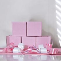 Kit Cachepot Decorado + Sujinho/Seda + Fita - Canva Rosa - Pote 11 Kit Cachepot Decorado + Sujinho/Seda + Fita - Canva Rosa - Pote 11