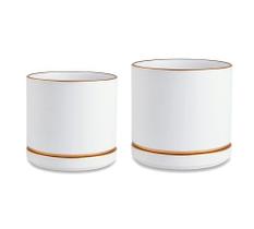 Kit Cachepot em Cerâmica 15801 Mart
