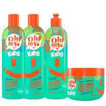 Kit Cachinho perfeito! Oh My! Kids Linha Completa 4 Itens Kit Cachinho perfeito! Oh My! Kids Linha Completa 4 Itens