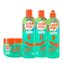 Kit Cachinho Perfeito! Oh My! Sh Cond Masc e creme 300ml Kit Cachinho Perfeito! Oh My! Sh Cond Masc e creme 300ml