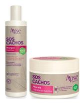 Kit Cacho Apse 100% Vegano 2 Prod Shampoo E Máscara 300ml