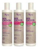 Kit Cacho Apse 100% Vegano Shampoo, Condicionador E Gelatina