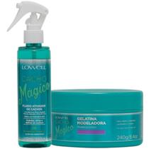 Kit Cacho Mágico 1 Gelatina 240g 1 Fluido Ativador 200ml Lowell Kit Cacho Mágico 1 Gelatina 240g 1 Fluido Ativador 200ml Lowell