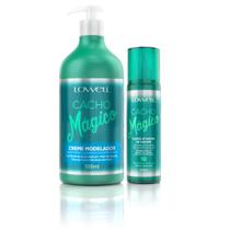 Kit Cacho Mágico Creme Modelador 500 ml + Fluido Ativador de Cachos 200 ml Lowell Kit Cacho Mágico Creme Modelador 500 ml + Fluido Ativador de Cachos 200 ml Lowell