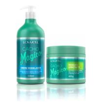 Kit Cacho Mágico Creme Modelador 500 ml + Máscara Umectante 450 g Lowell