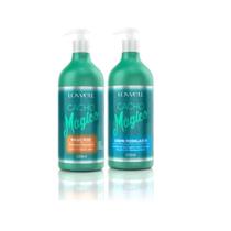 Kit Cacho Mágico Shampoo Funcional 500 ml + Creme Modelador 500 ml Lowell