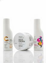 Kit Cacho Solto e Modelado Gelatina Umidifica Amavia Hidrata