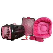 Kit Cachorro Alasca Cama Caminha Casa Comedouro Transporte Sanitário Completo - Lillos Pet