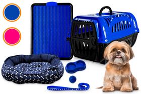 Kit Cachorro Caminha Caixa De Transporte Completo Pequeno