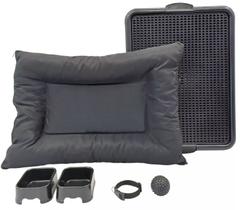 Kit Cachorro Gato Cama Caminha Futon Sanitário Brinquedo Pequeno