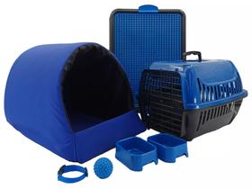 Kit Cachorro Gato Cama Caminha Iglu Transporte Sanitário Grande - Supri Pets