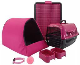 Kit Cachorro Gato Cama Caminha Iglu Transporte Sanitário Médio