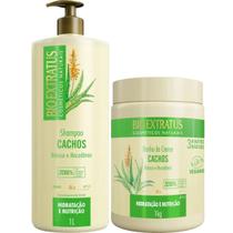 Kit Cachos 1 Shampoo 1 Banho 1L Bio Extratus Kit Cachos 1 Shampoo 1 Banho 1L Bio Extratus