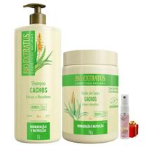 Kit Cachos 1 Shampoo 1 Banho 1L Bio Extratus + Presente Lourre 15ml Kit Cachos 1 Shampoo 1 Banho 1L Bio Extratus + Presente Lourre 15ml