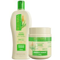 Kit Cachos 1 Shampoo 1 Banho 500ml Bio Extratus Kit Cachos 1 Shampoo 1 Banho 500ml Bio Extratus