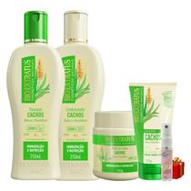 Kit Cachos 1 Shampoo 1 Condicionador 1 Banho 250ml + Gelatina 150ml Bio Extratus + Presente Lourre 15ml Kit Cachos 1 Shampoo 1 Condicionador 1 Banho 250ml + Gelatina 150ml Bio Extratus + Presente Lourre 15ml